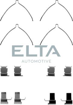 Elta Automotive EA8623 - Accessory Kit for disc brake Pads autospares.lv