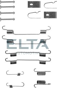 Elta Automotive EA8092 - Accessory Kit, brake shoes autospares.lv