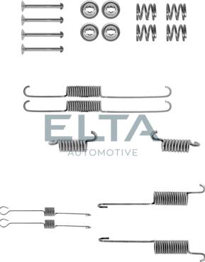 Elta Automotive EA8064 - Accessory Kit, brake shoes autospares.lv