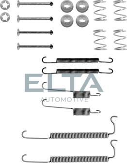 Elta Automotive EA8016 - Accessory Kit, brake shoes autospares.lv