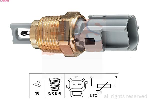 EPS 1.994.004 - Sensor, intake air temperature autospares.lv