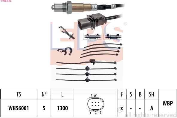 EPS 1.998.432 - Lambda Sensor autospares.lv