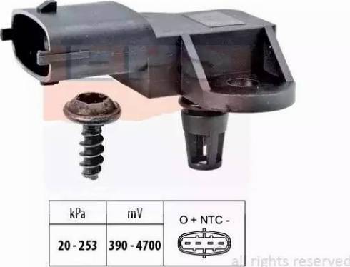 EPS 1.993.176 - Pressure Sensor, brake booster autospares.lv