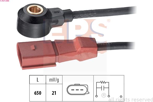 EPS 1.957.046 - Knock Sensor autospares.lv