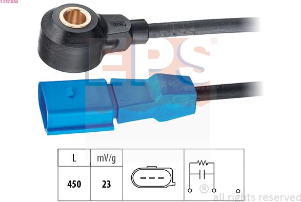 EPS 1.957.040 - Knock Sensor autospares.lv