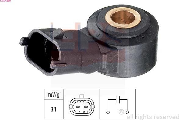 EPS 1.957.009 - Knock Sensor autospares.lv