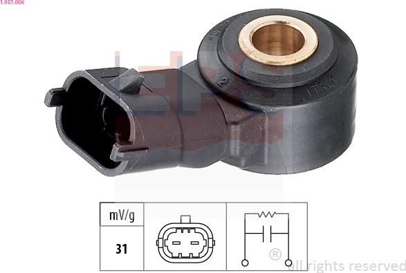 EPS 1.957.006 - Knock Sensor autospares.lv