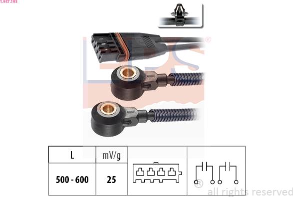 EPS 1.957.193 - Knock Sensor autospares.lv