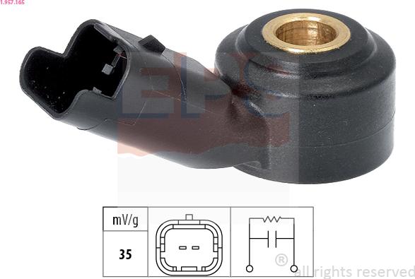 EPS 1.957.165 - Knock Sensor autospares.lv