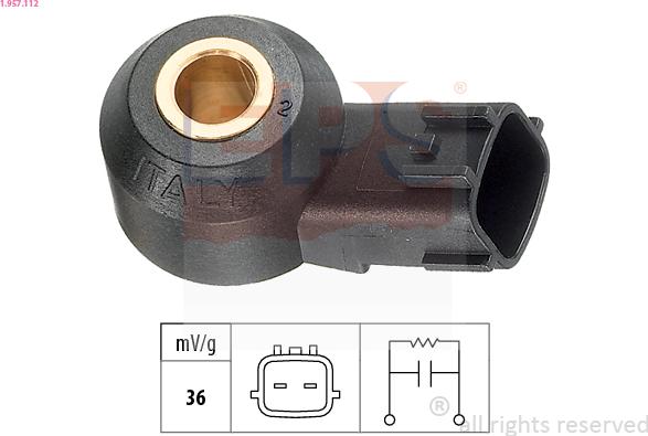 EPS 1.957.112 - Knock Sensor autospares.lv