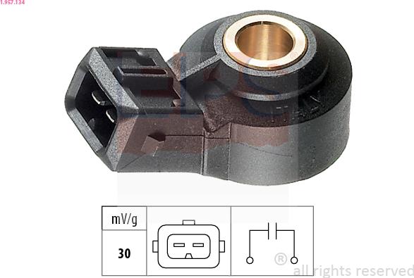 EPS 1.957.134 - Knock Sensor autospares.lv