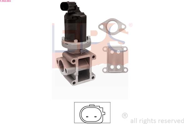 EPS 1.963.055 - EGR Valve autospares.lv