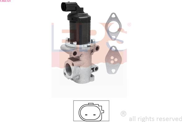 EPS 1.963.121 - EGR Valve autospares.lv