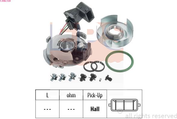 EPS 1.906.159 - Sensor, ignition pulse autospares.lv