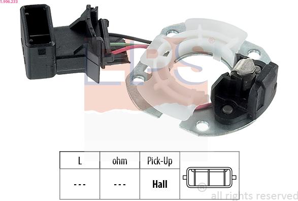 EPS 1.906.233 - Sensor, ignition pulse autospares.lv