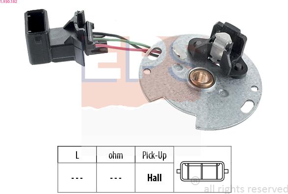 EPS 1.930.182 - Sensor, ignition pulse autospares.lv