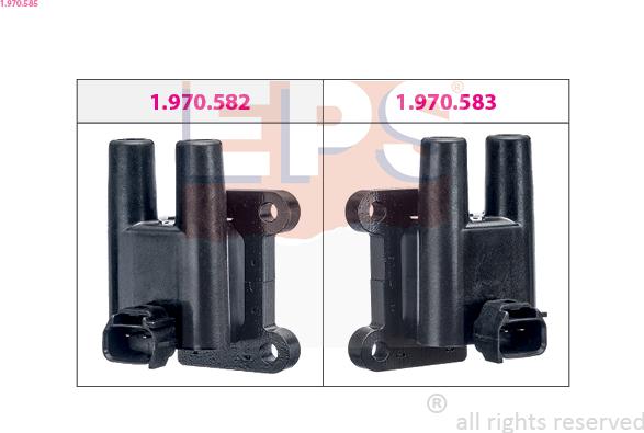 EPS 1.970.585 - Ignition Coil autospares.lv