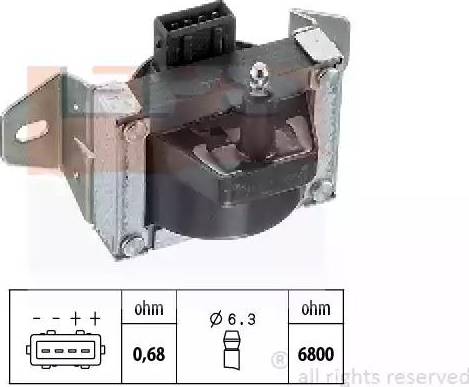 EPS 1.970.156 - Ignition Coil autospares.lv