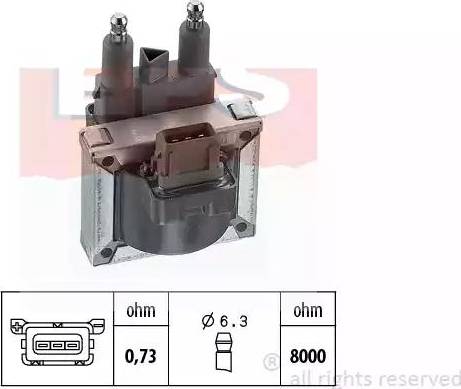 EPS 1.970.277 - Ignition Coil autospares.lv