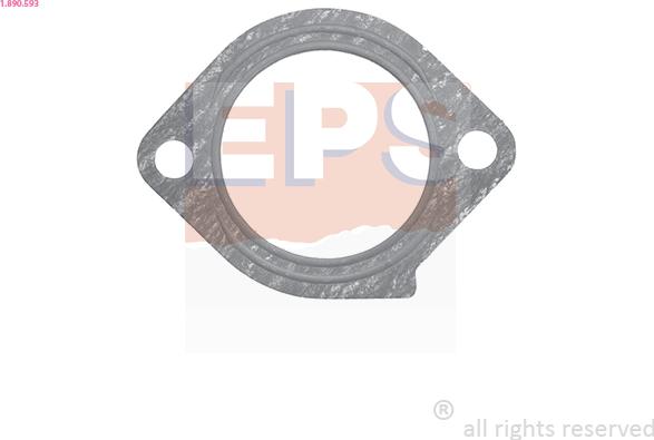 EPS 1.890.593 - Gasket, thermostat autospares.lv