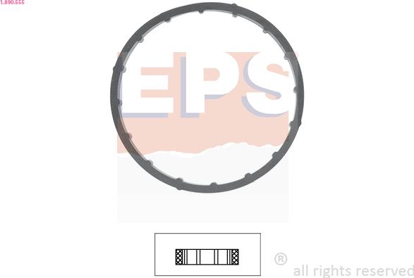 EPS 1.890.555 - Gasket, thermostat autospares.lv