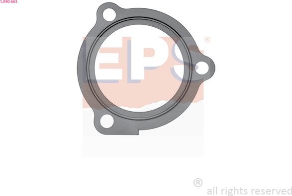 EPS 1.890.663 - Gasket, thermostat autospares.lv