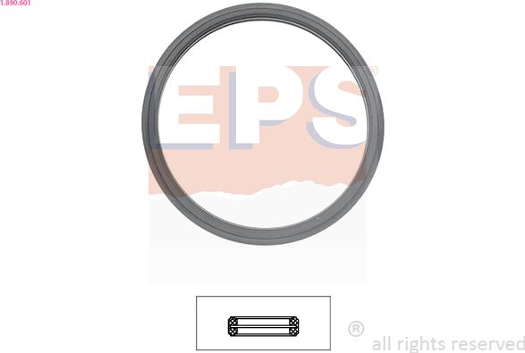 EPS 1.890.601 - Gasket, thermostat autospares.lv