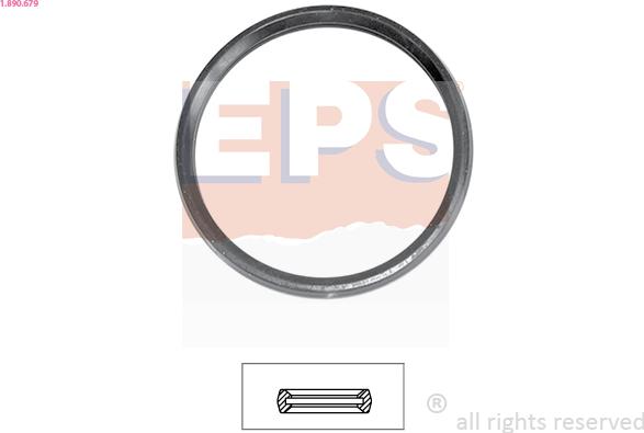 EPS 1.890.679 - Gasket, thermostat autospares.lv