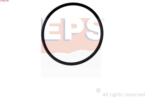 EPS 1.890.740 - Gasket, thermostat autospares.lv