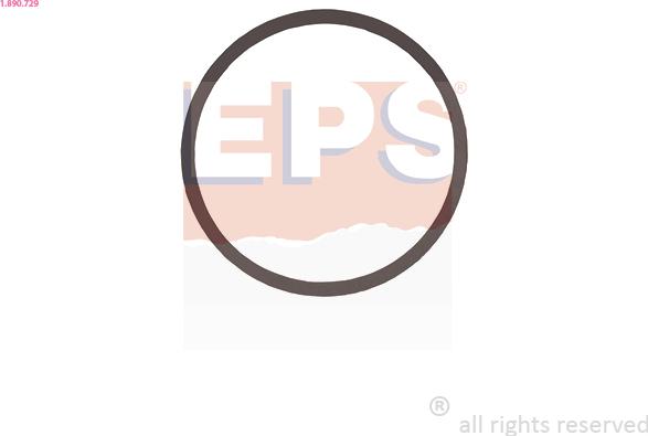 EPS 1.890.729 - Gasket, thermostat autospares.lv