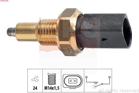 EPS 1.860.256 - Switch, reverse light autospares.lv