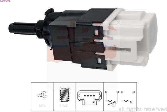 EPS 1.810.292 - Brake Light Switch / Clutch autospares.lv