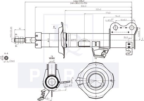 Equal Quality AM10155 - Shock Absorber autospares.lv