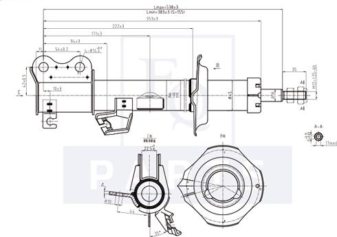 Equal Quality AM10156 - Shock Absorber autospares.lv