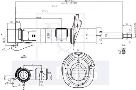 Equal Quality AM10164 - Shock Absorber autospares.lv