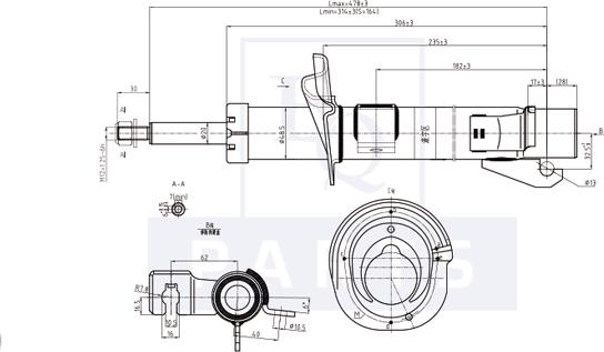 Equal Quality AM10163 - Shock Absorber autospares.lv