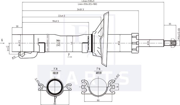 Equal Quality AM10138 - Shock Absorber autospares.lv