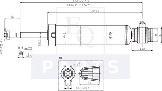 Equal Quality AM20141 - Shock Absorber autospares.lv