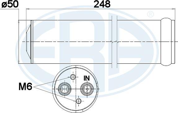 ERA 668018 - Dryer, air conditioning autospares.lv