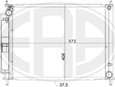 ERA 667149 - Condenser, air conditioning autospares.lv