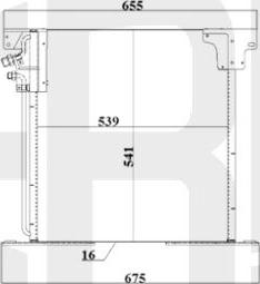 ERA 667236 - Condenser, air conditioning autospares.lv