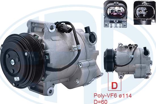 ERA 670158 - Compressor, air conditioning autospares.lv