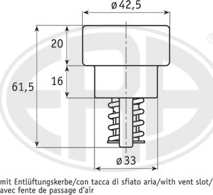 ERA 350126 - Coolant thermostat / housing autospares.lv