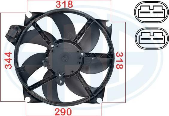 ERA 352084 - Fan, radiator autospares.lv