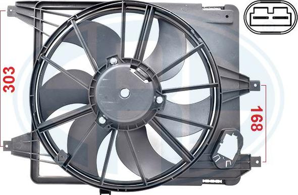 ERA 352086 - Fan, radiator autospares.lv