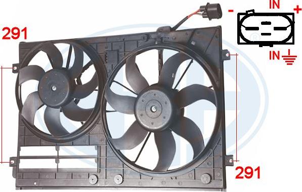 ERA 352035 - Fan, radiator autospares.lv