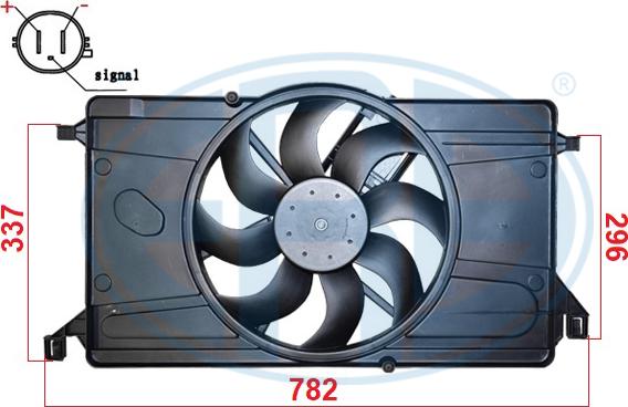 ERA 352140 - Fan, radiator autospares.lv