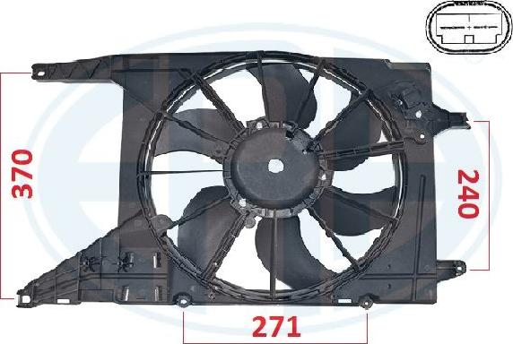 ERA 352109 - Fan, radiator autospares.lv