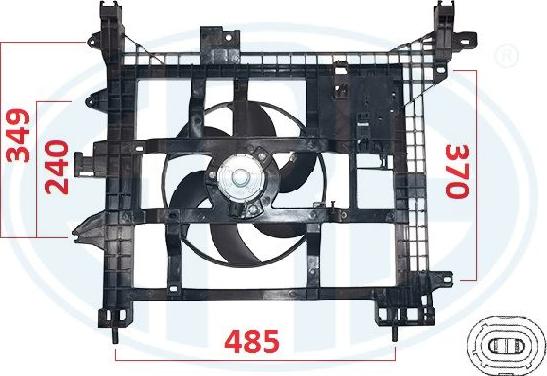 ERA 352104 - Fan, radiator autospares.lv