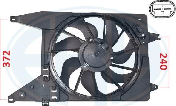 ERA 352103 - Fan, radiator autospares.lv
